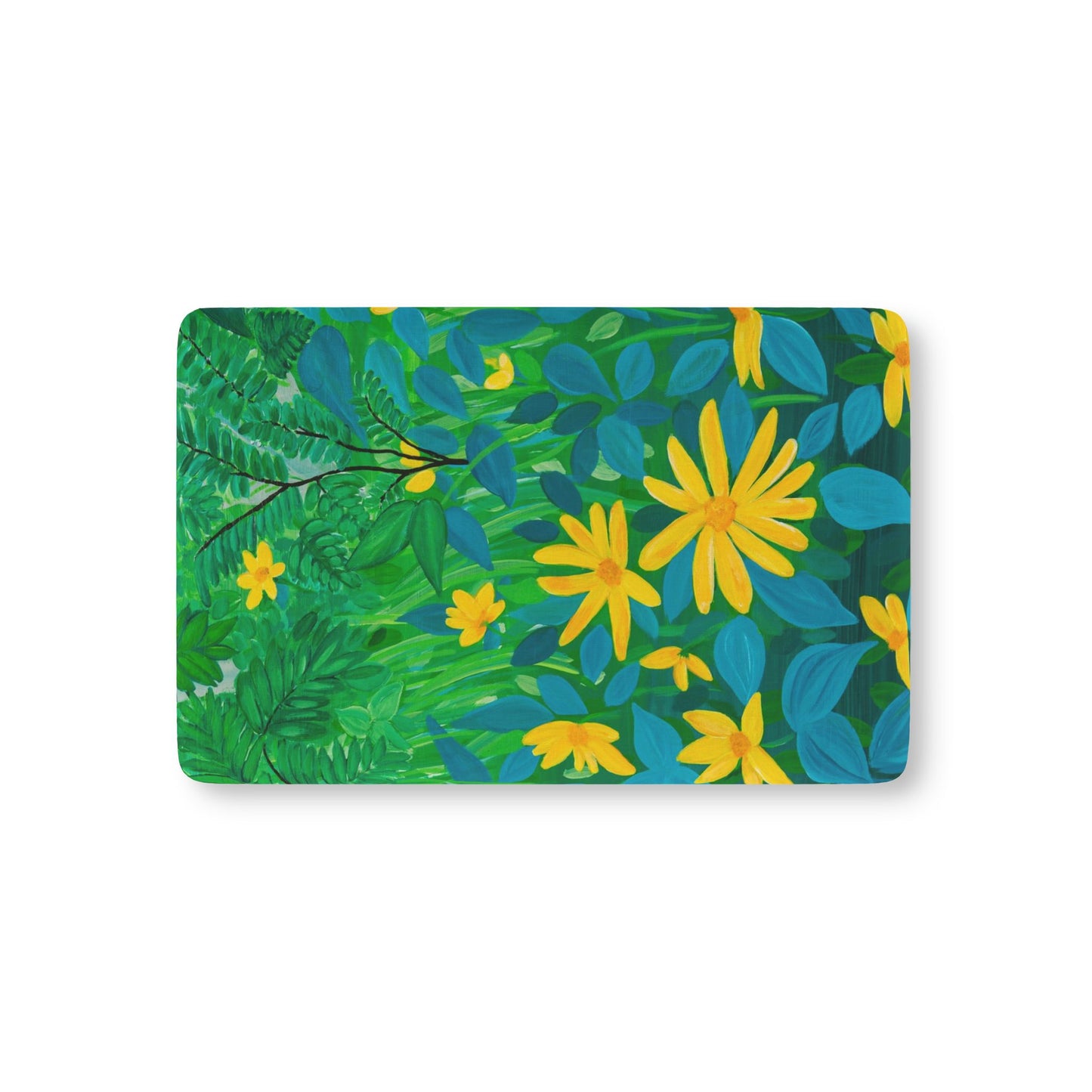 Floral Meadow Baby Crib Sheet – Yellow Wildflowers Fitted Nursery Bedding