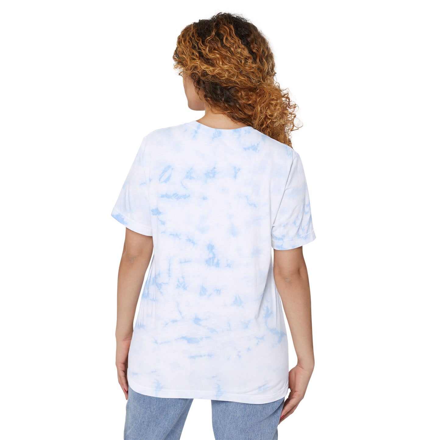 1776 Light Blue Tie-Dye Patriotic Tee — 4th of July