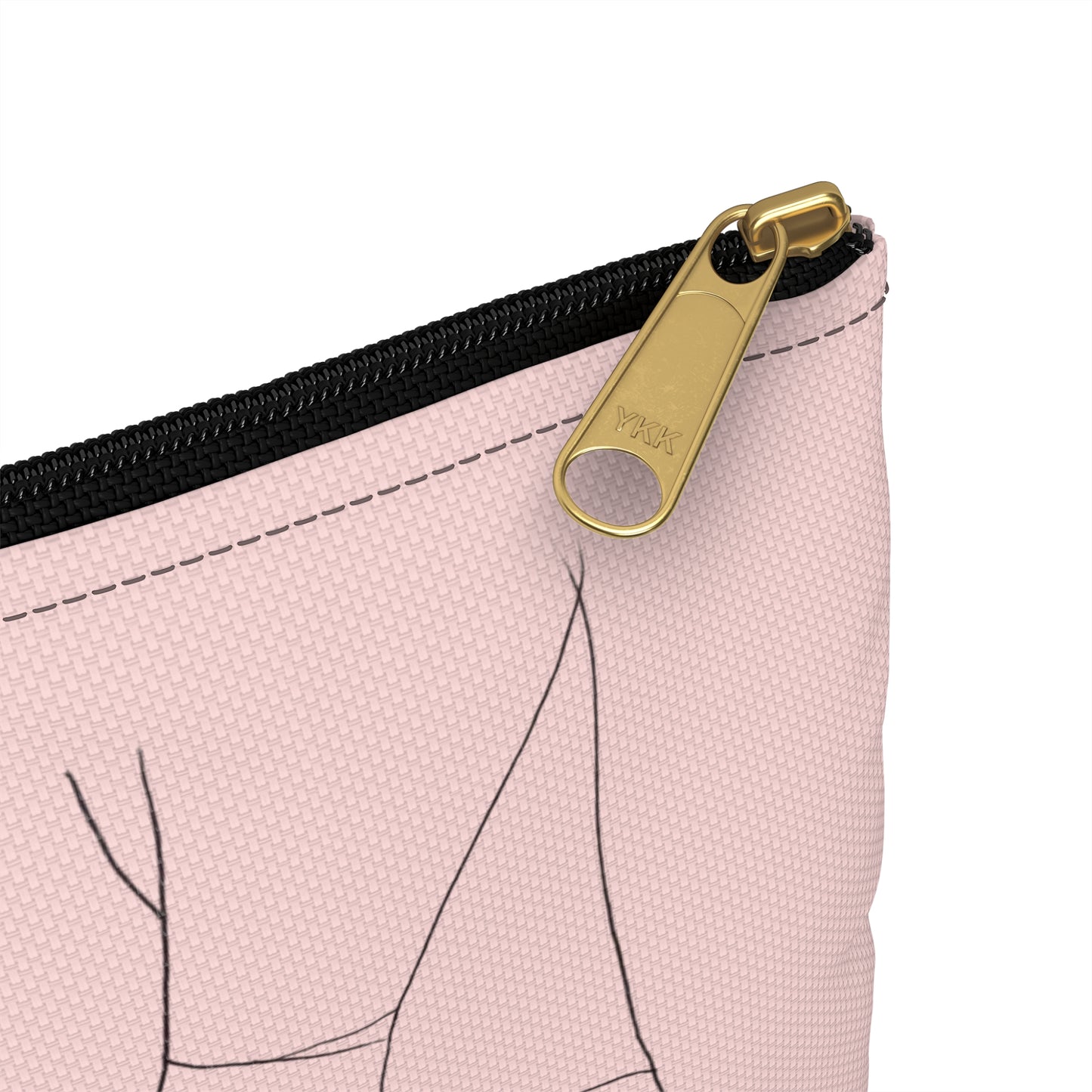 Ballet Shoes Pink Accessory Pouch — Makeup Bag for Dancers