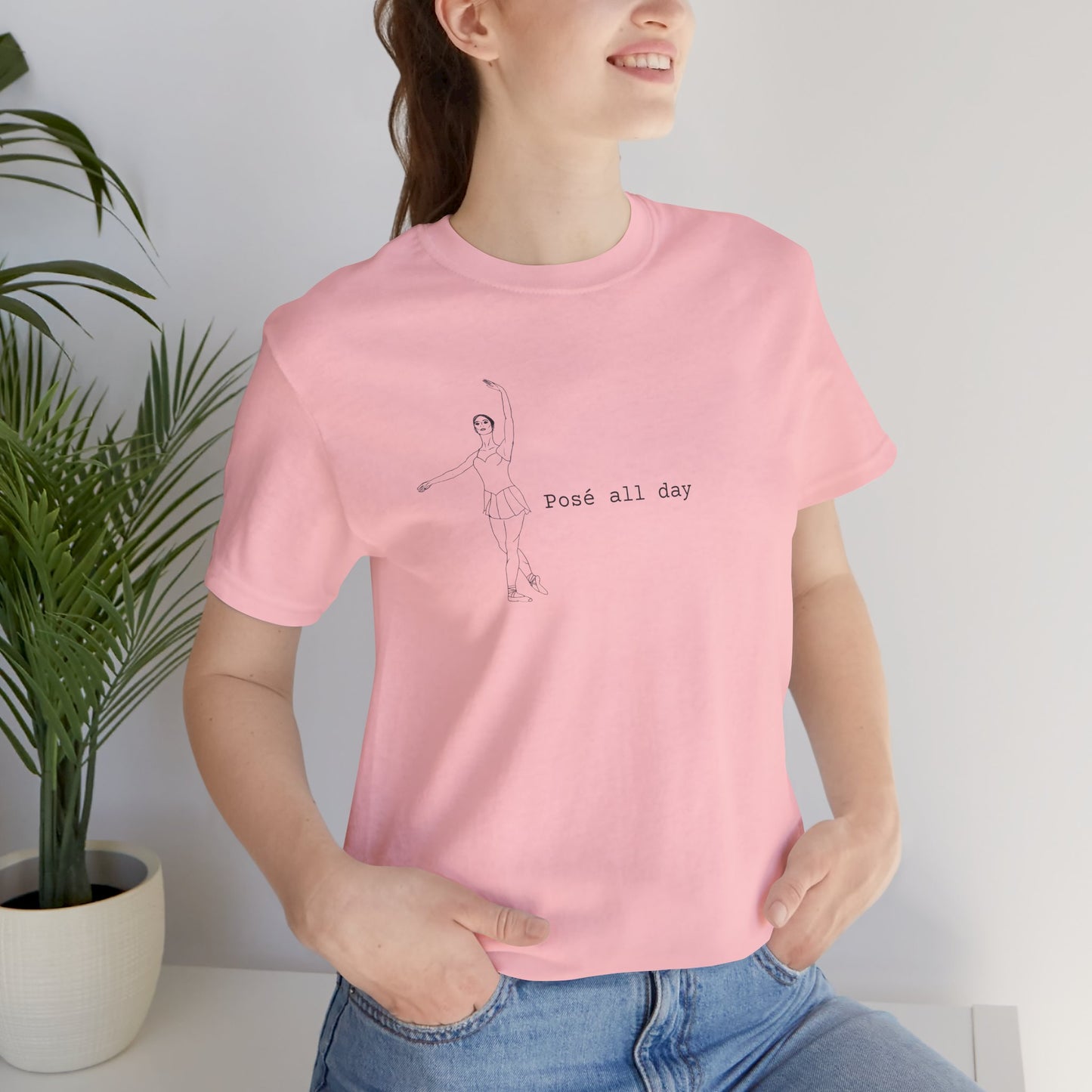 T-Shirt 'Posé All Day' Ballet Tee