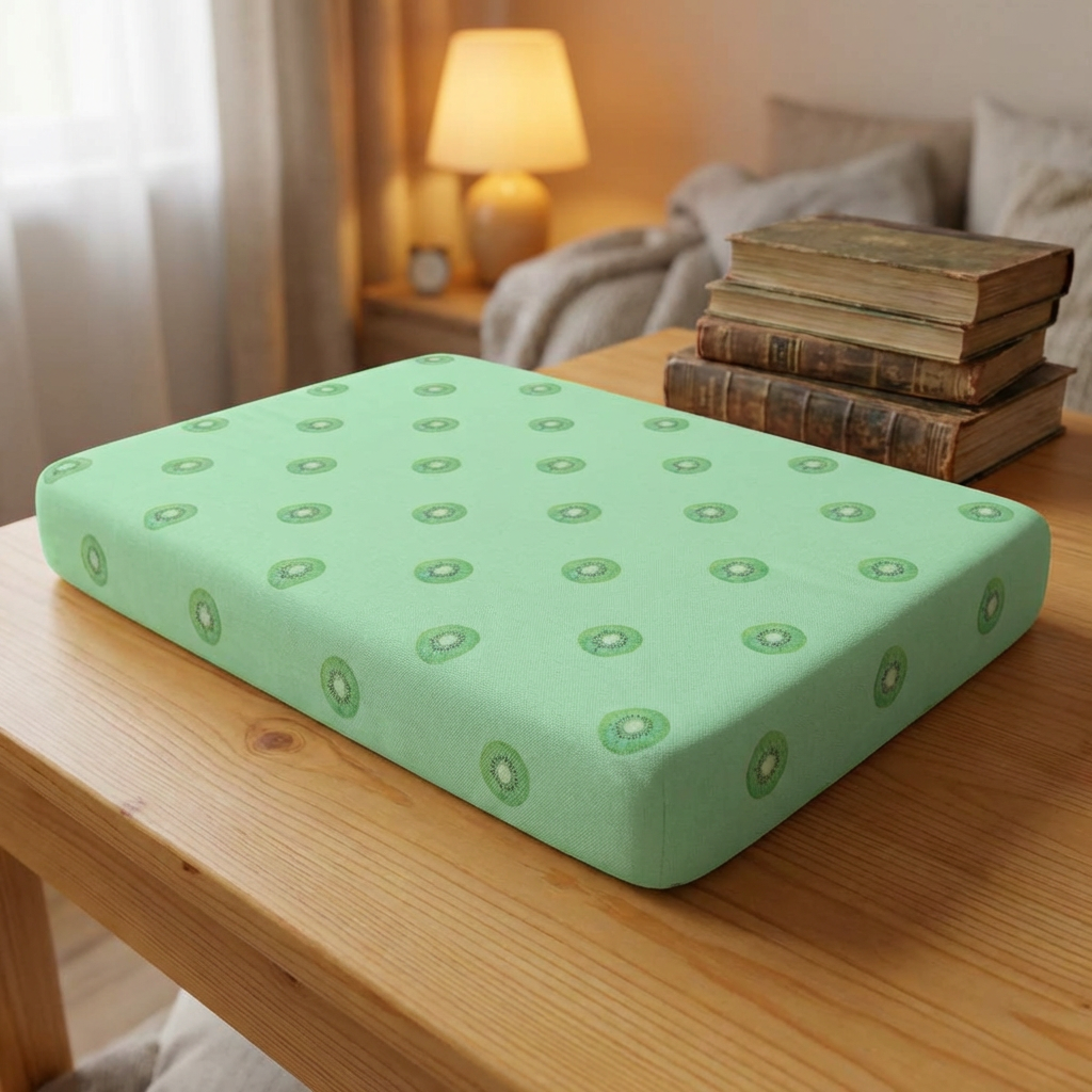 Kiwi Green Fitted Baby Crib Sheet — Soft Nursery Bedding