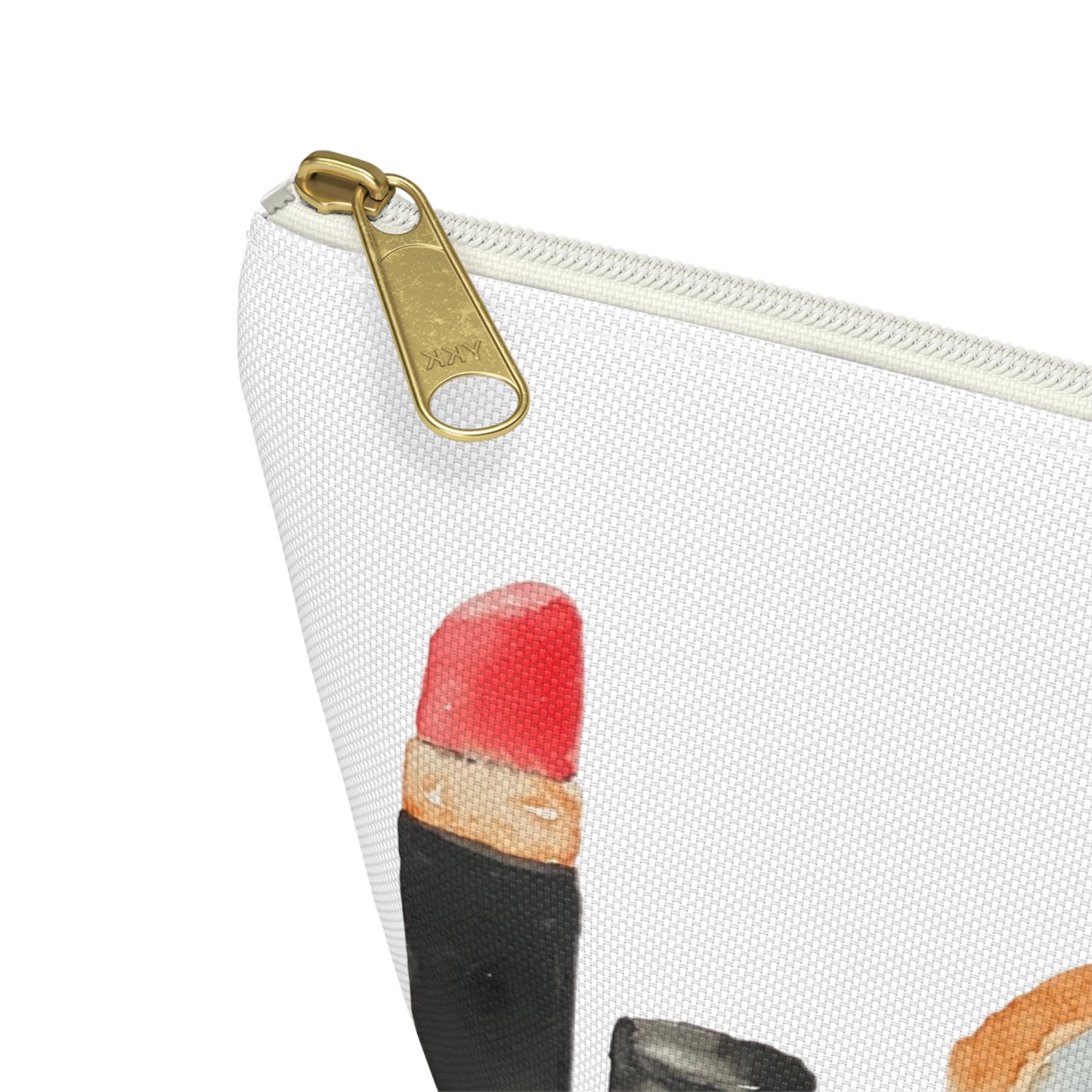 Watercolor Makeup Icons Accessory Pouch