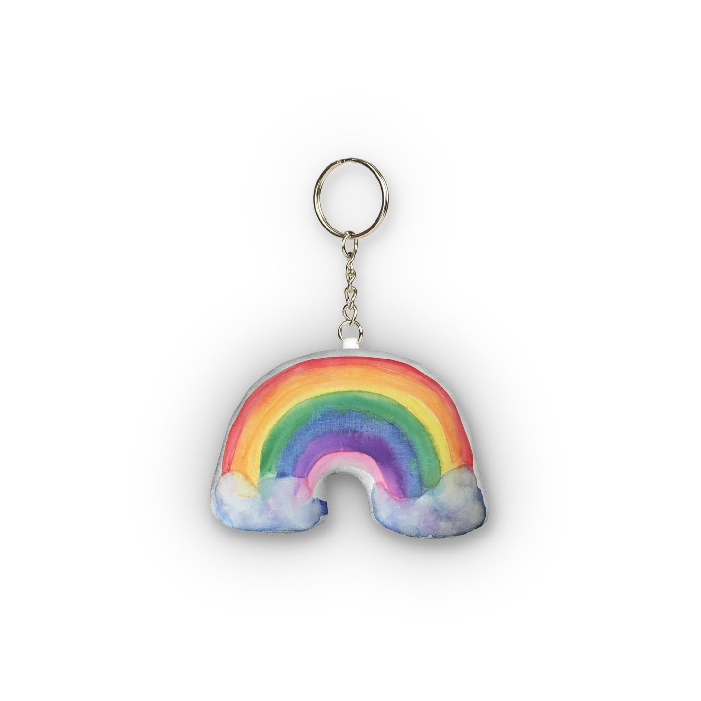 Rainbow Mini Plush Keychain — Custom Shape Soft Toy Keyring