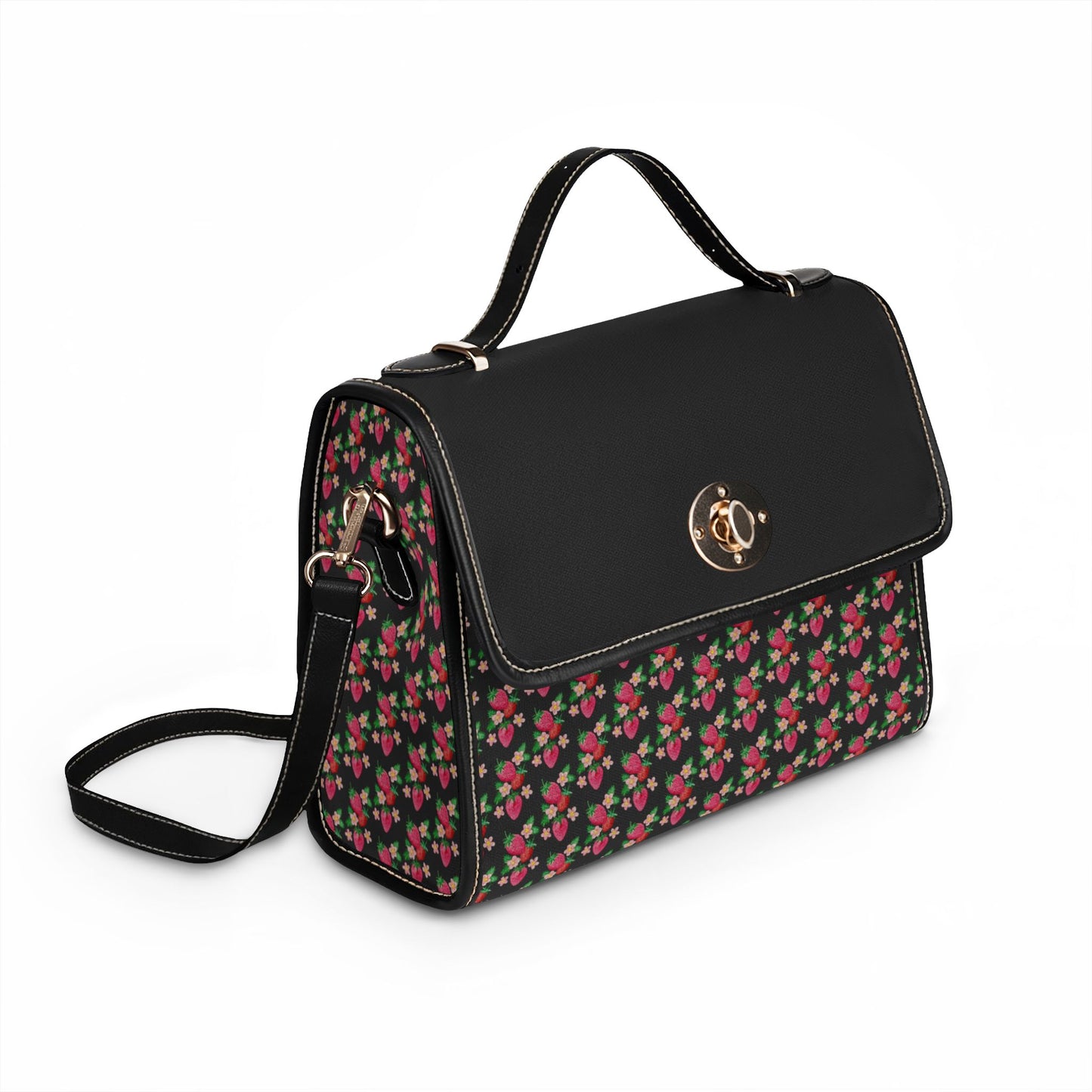 Strawberry Pattern Crossbody Purse