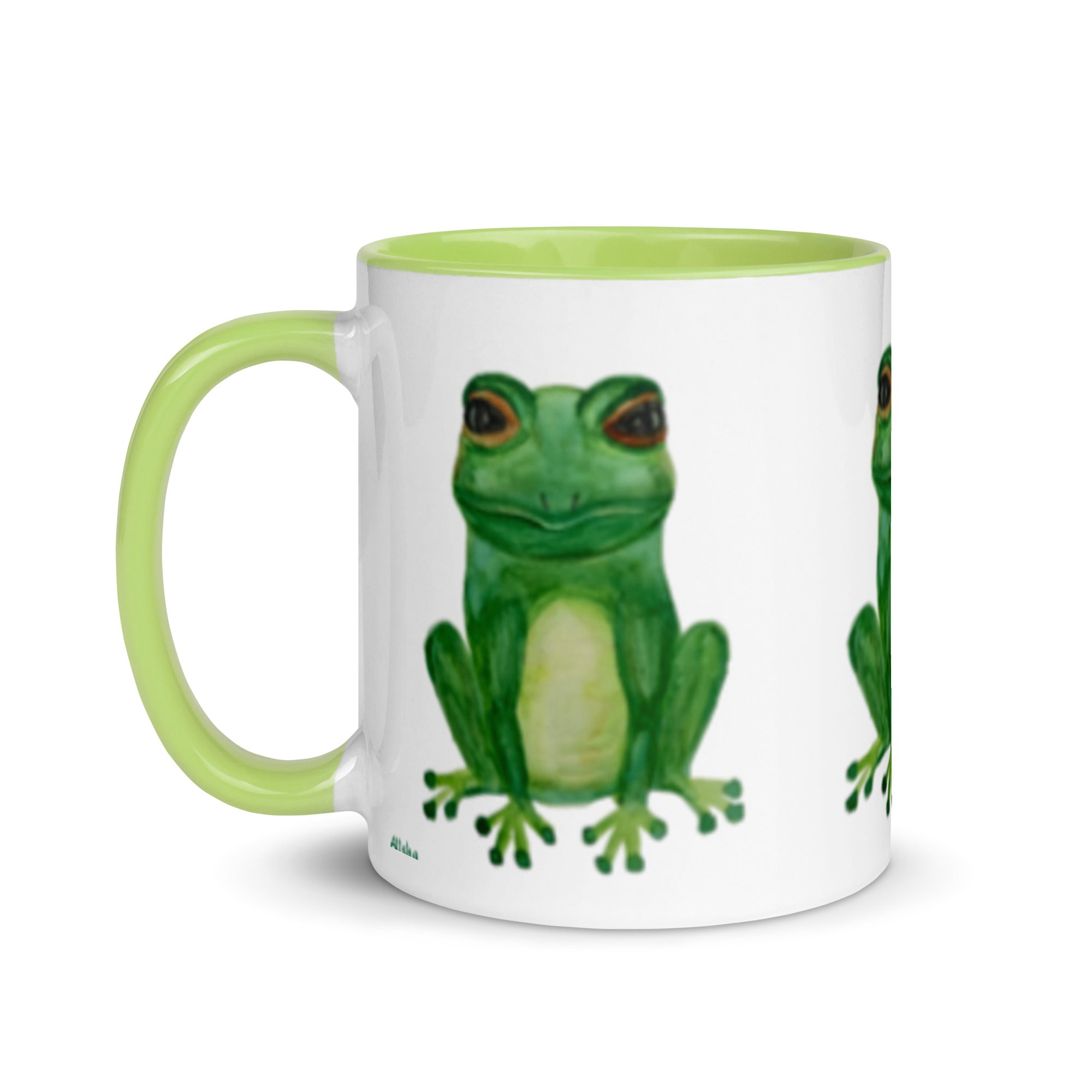 Cute Frog Mug with Color Inside | Ceramic Coffee Mug | allska