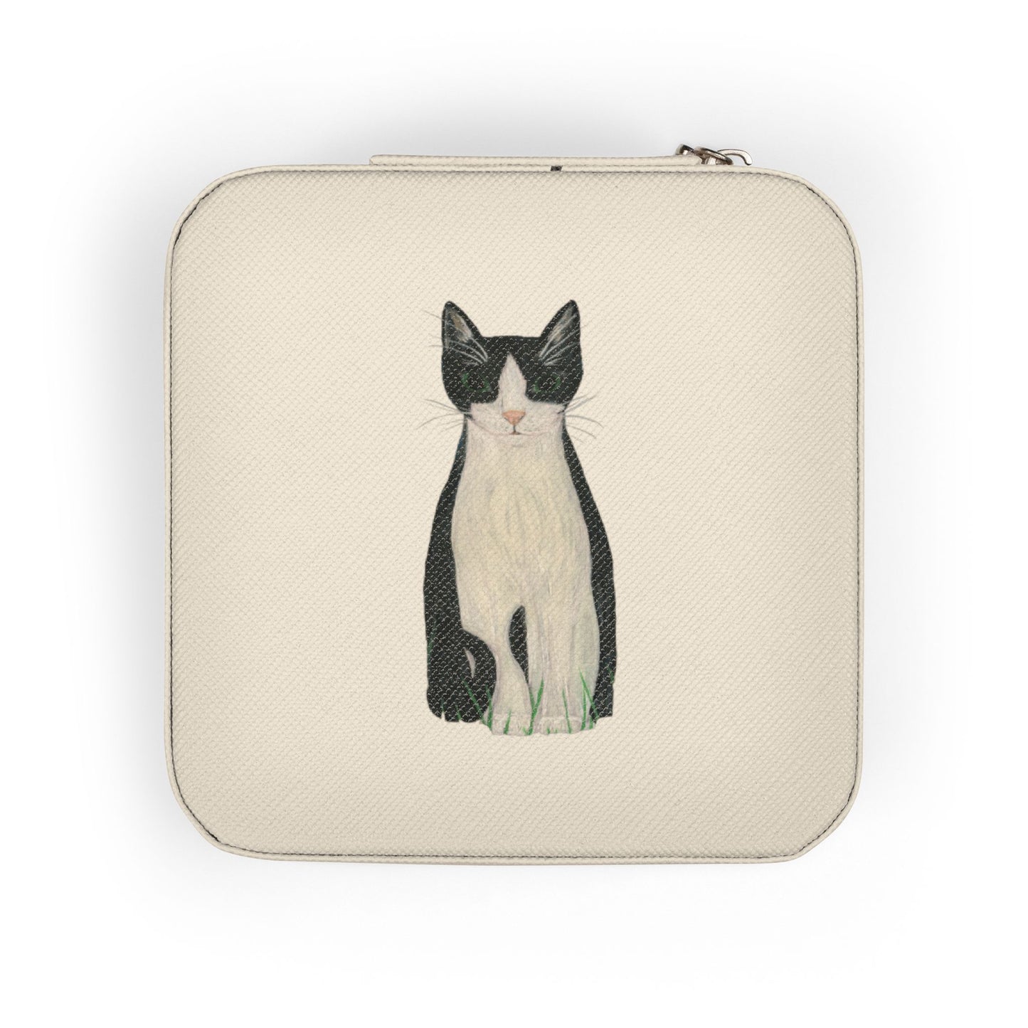 Minuet Tuxedo Cat Jewelry Travel Case