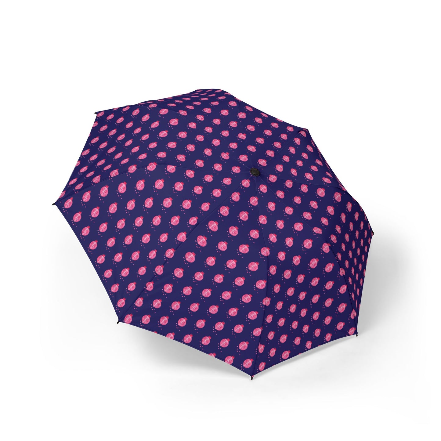 Pink Pomegranate Pattern Umbrella — Foldable Rain Umbrella