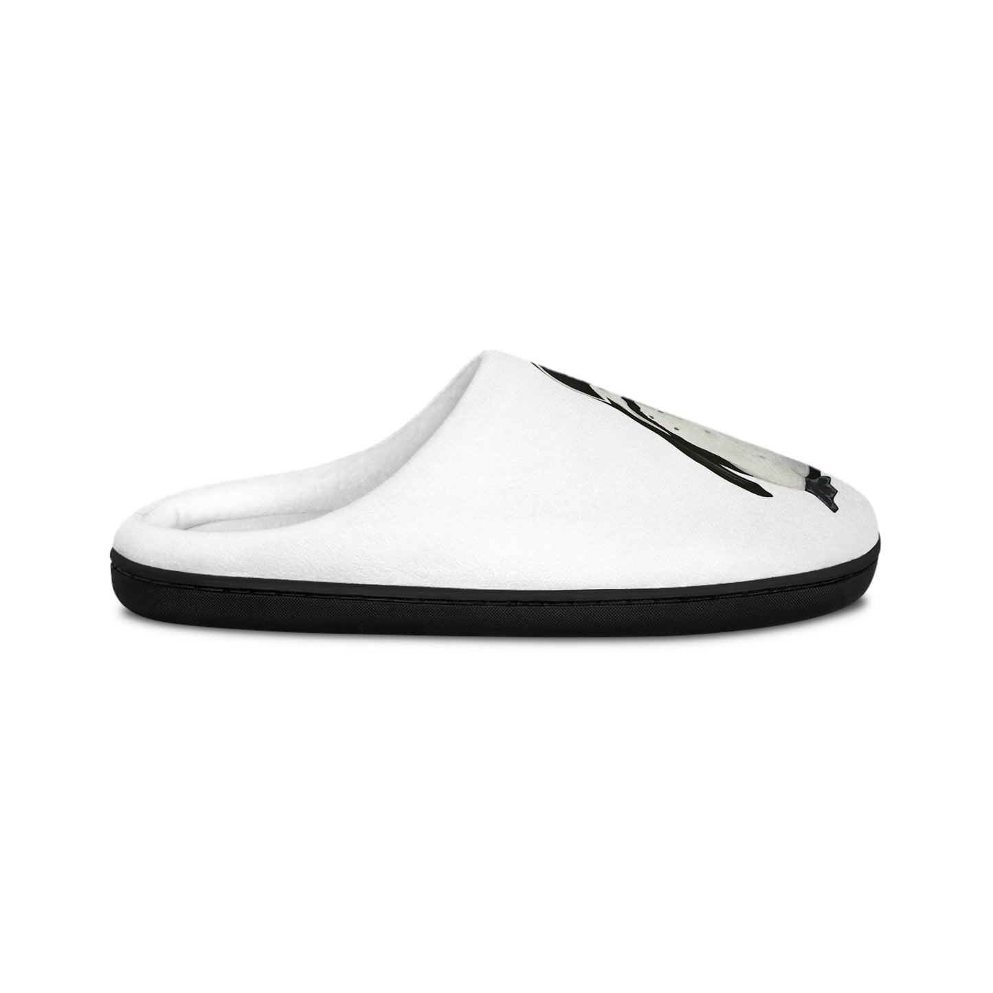 Penguin Illustration Women's Indoor Slippers | Cozy Penguin Slip-On