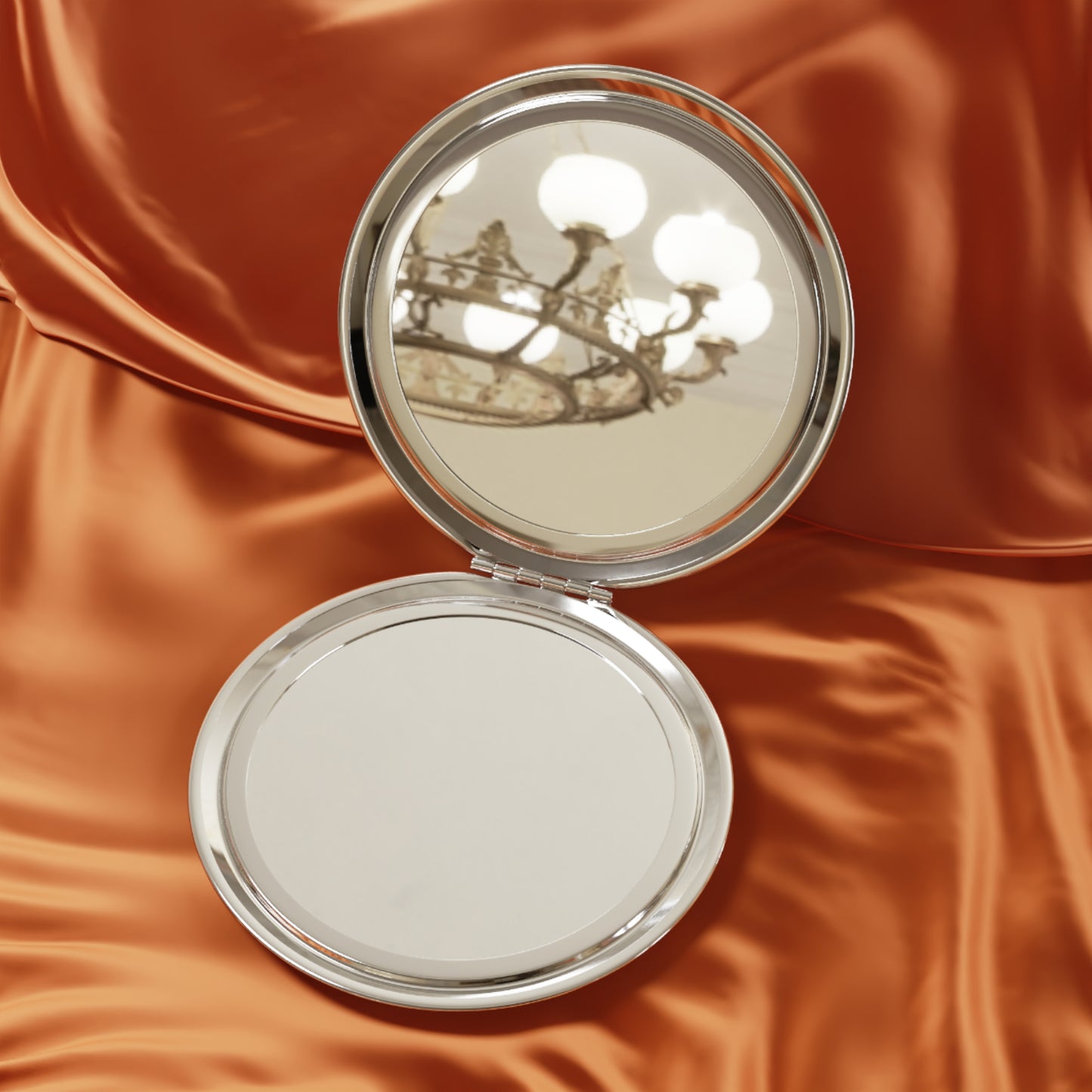 Jumping Dolphins Sunset Compact Mirror