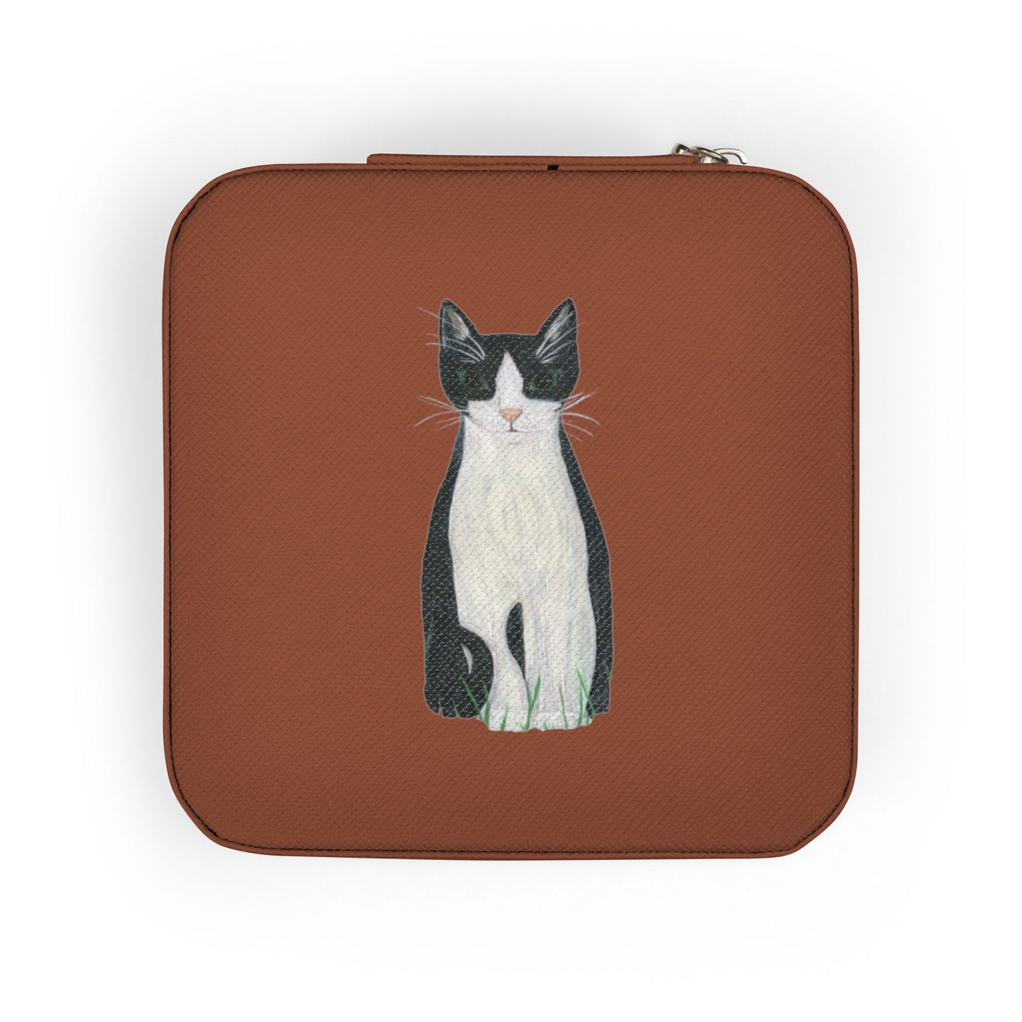 Minuet Tuxedo Cat Jewelry Travel Case