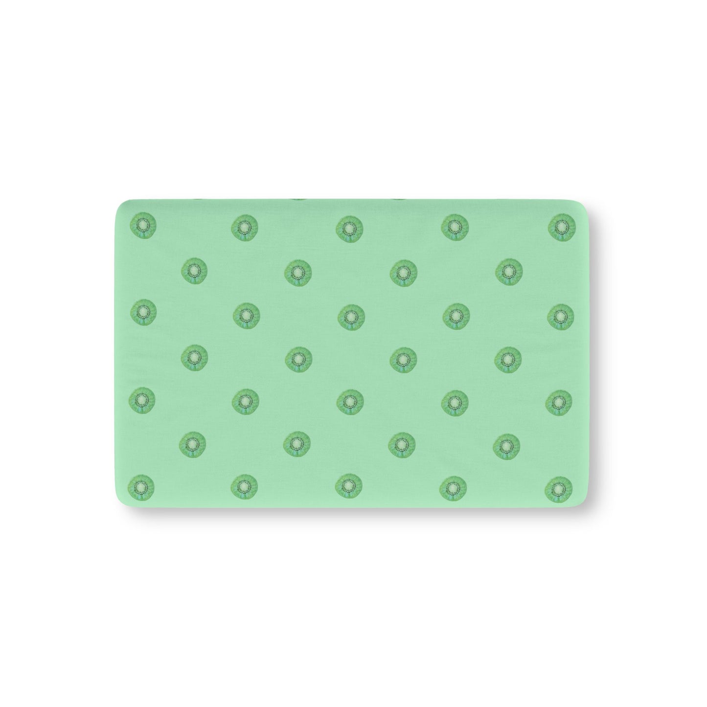 Kiwi Green Fitted Baby Crib Sheet — Soft Nursery Bedding