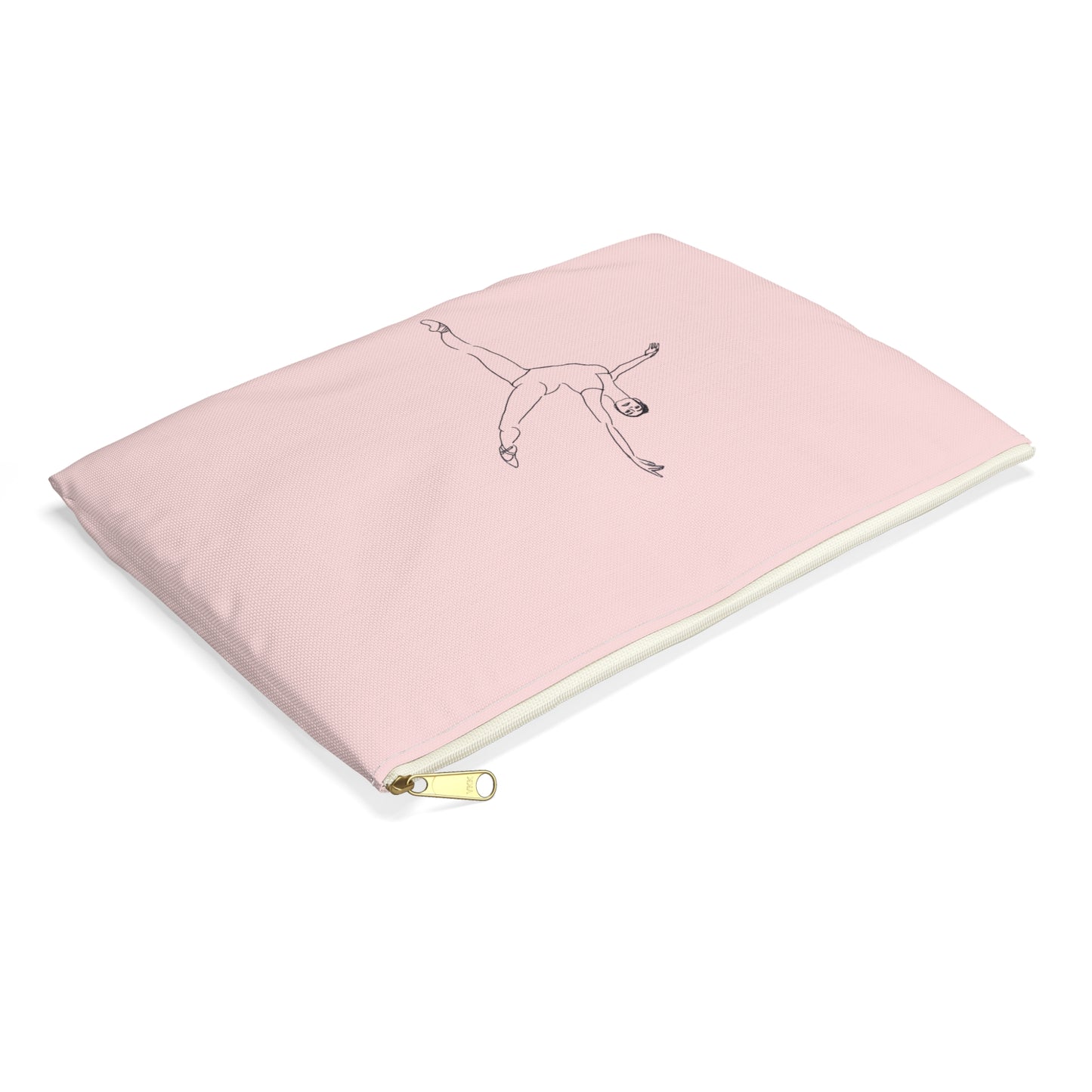 Ballet Dancer Accessory Pouch — Minimalist Dance Makeup & Jewelry Bag
