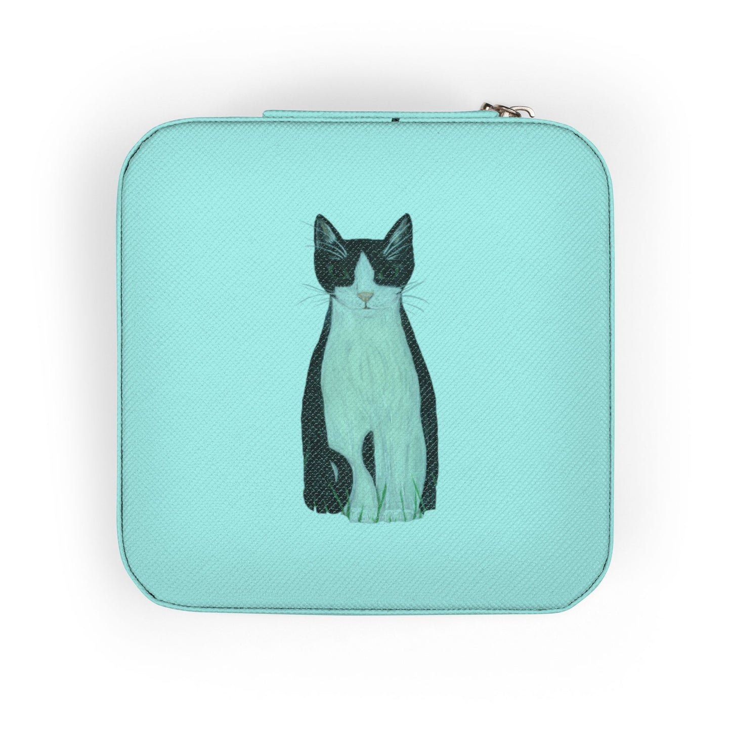 Minuet Tuxedo Cat Jewelry Travel Case