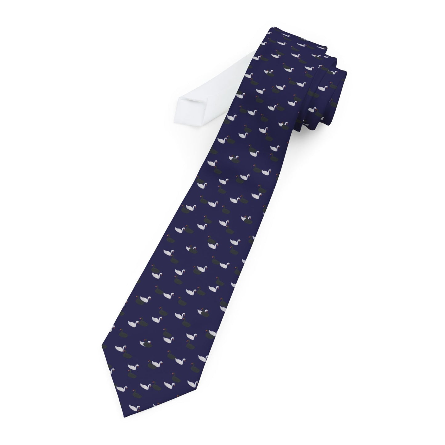 Men's Swan Lake Navy Necktie