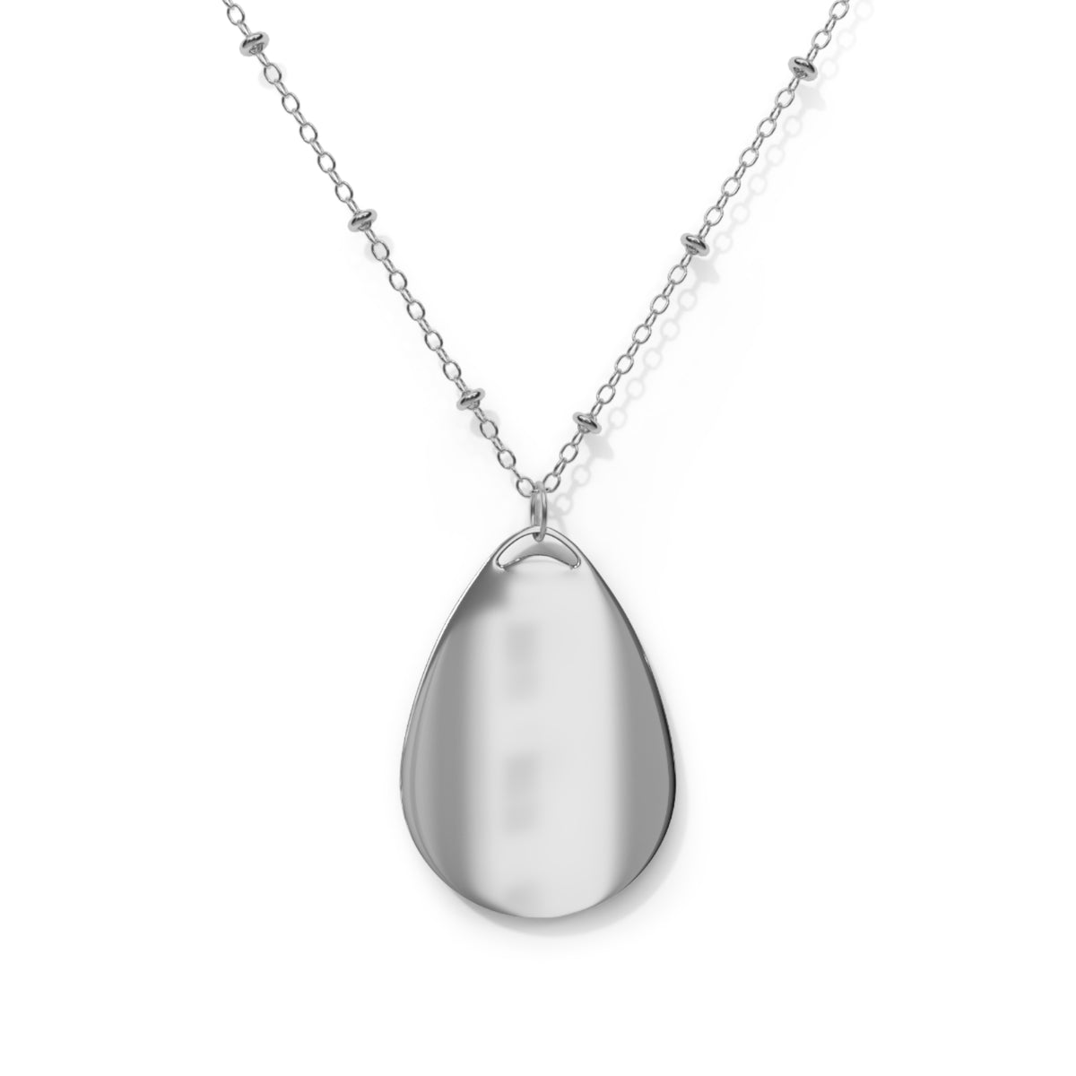 Summer — Green Floral Meadow Teardrop Locket