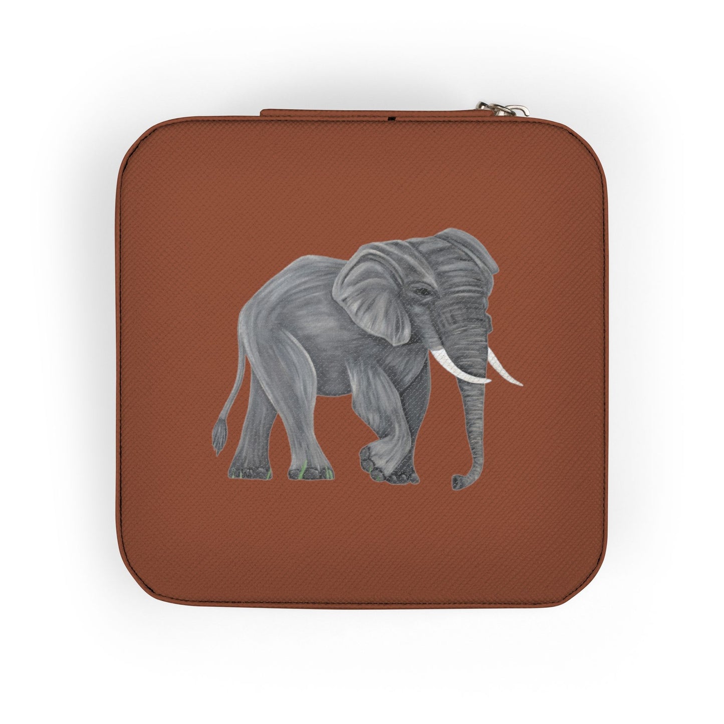 Grey Elephant Jewelry Travel Case