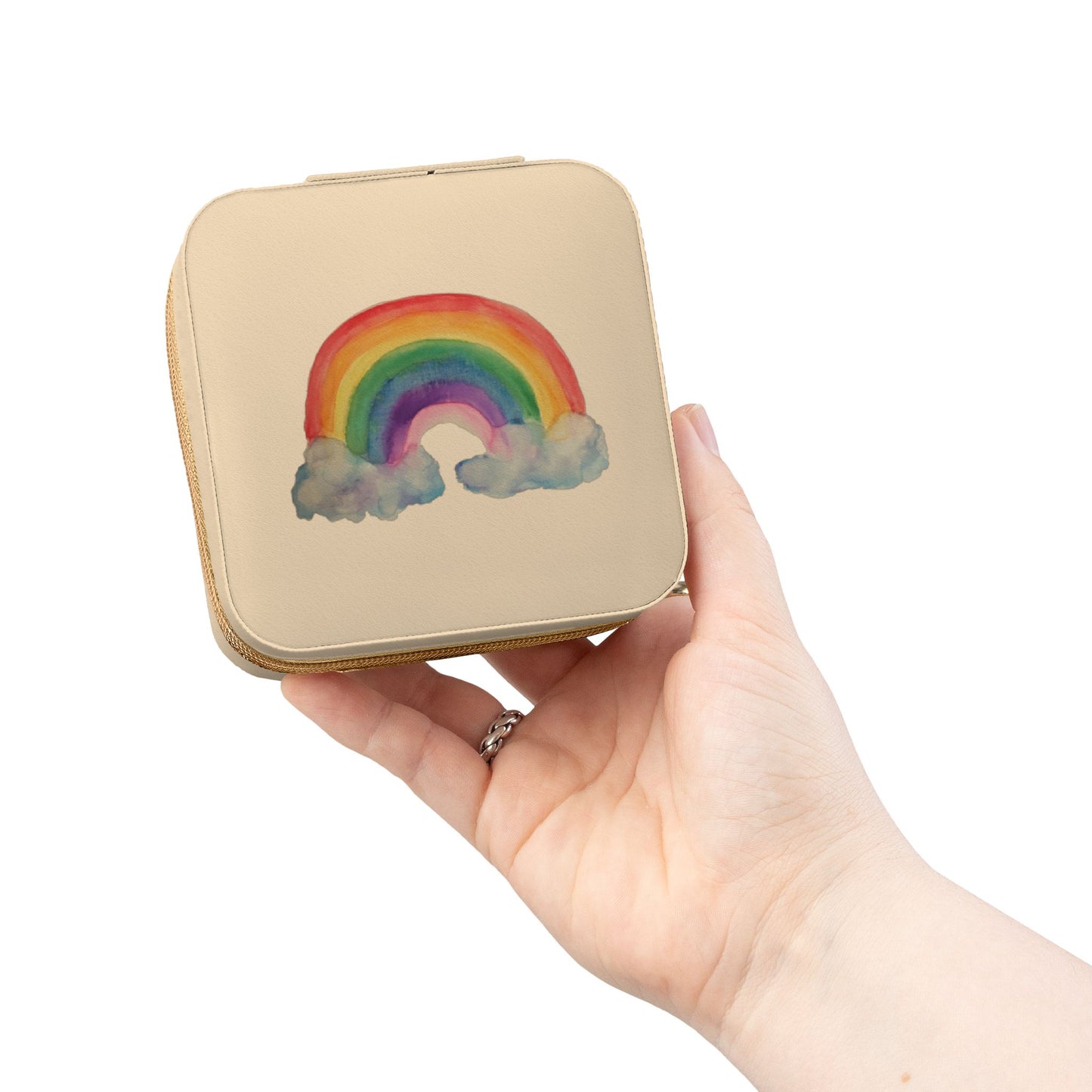 Rainbow Jewelry Travel Case