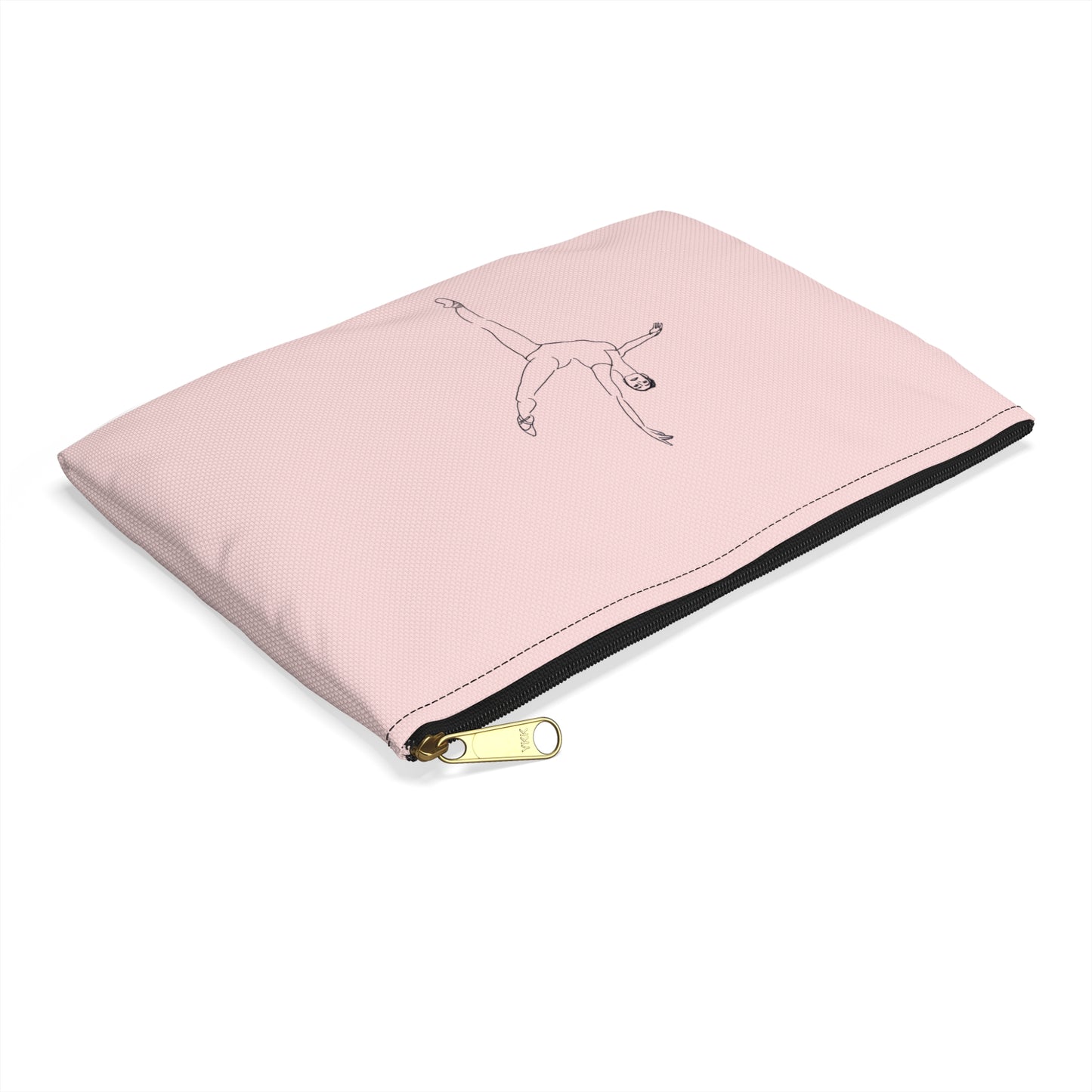 Ballet Dancer Accessory Pouch — Minimalist Dance Makeup & Jewelry Bag