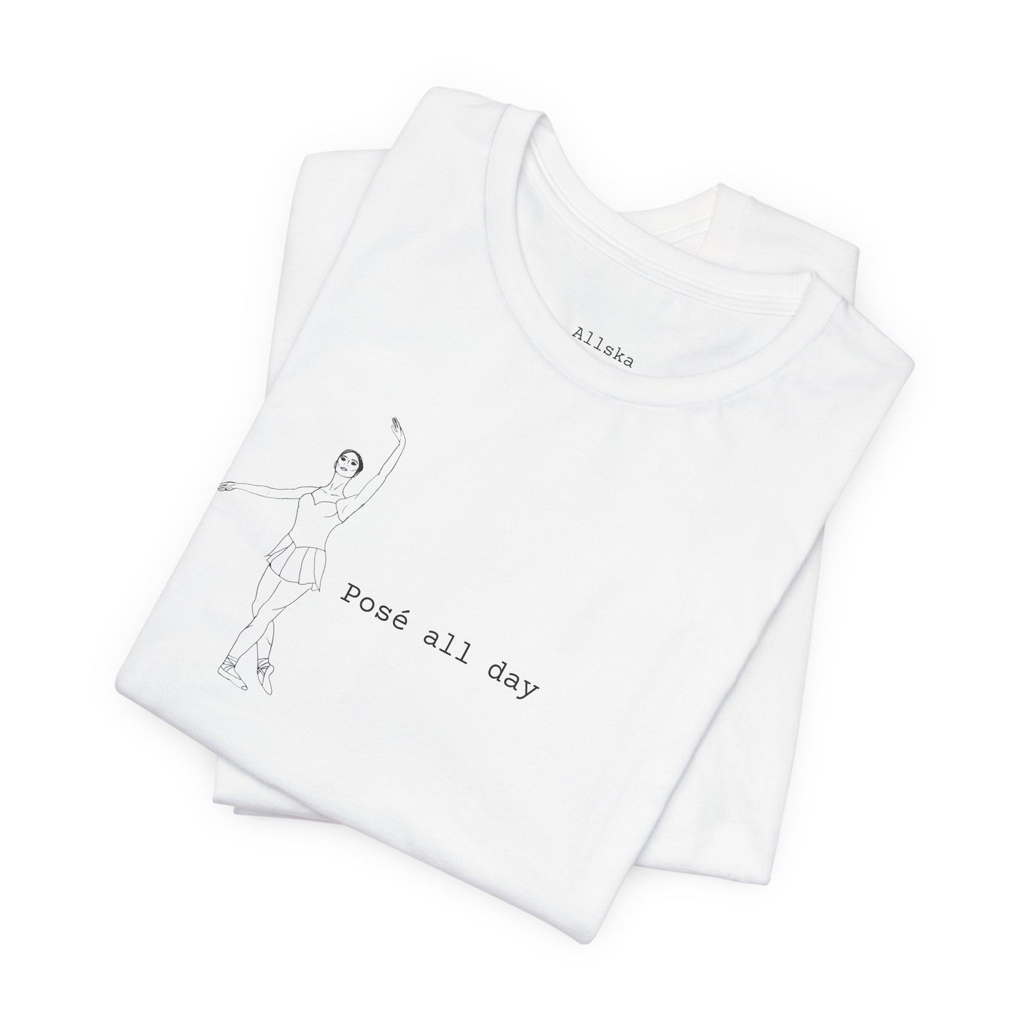 T-Shirt 'Posé All Day' Ballet Tee
