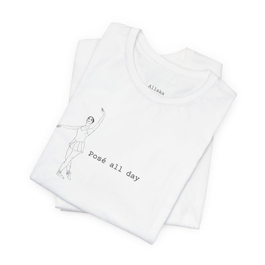 T-Shirt 'Posé All Day' Ballet Tee
