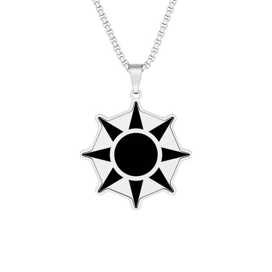 Sun Compass Pendant Necklace