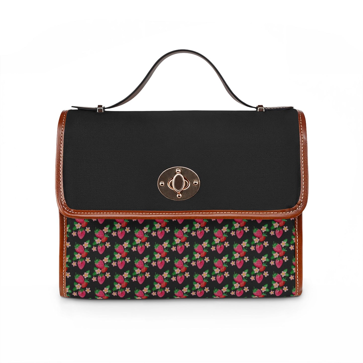 Strawberry Pattern Crossbody Purse