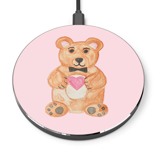Teddy Bear Heart Wireless Charger