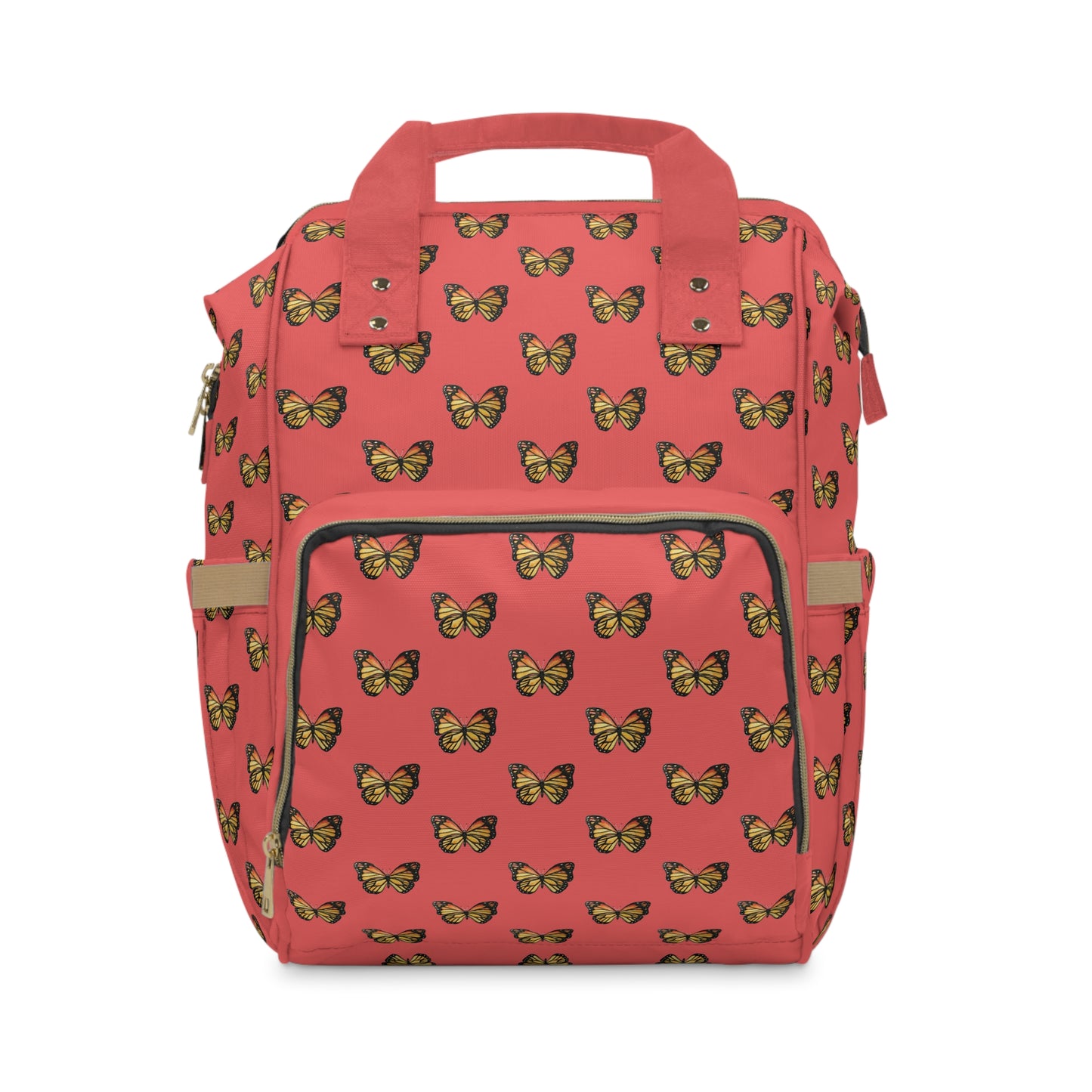 Butterfly Print Diaper Backpack — Multifunctional Baby Changing Bag