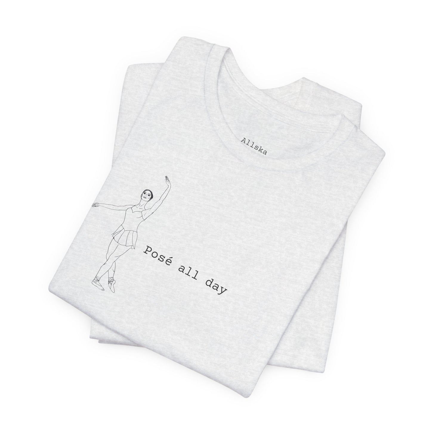 T-Shirt 'Posé All Day' Ballet Tee