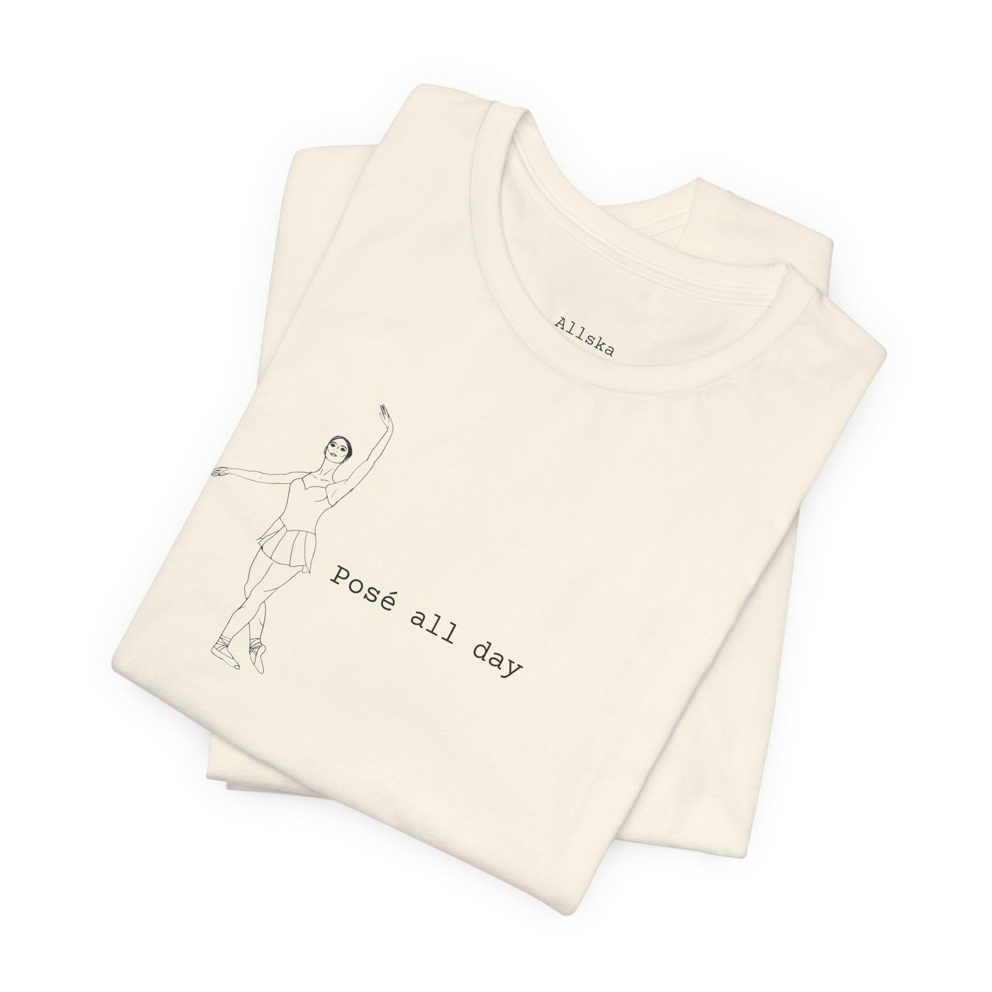 T-Shirt 'Posé All Day' Ballet Tee