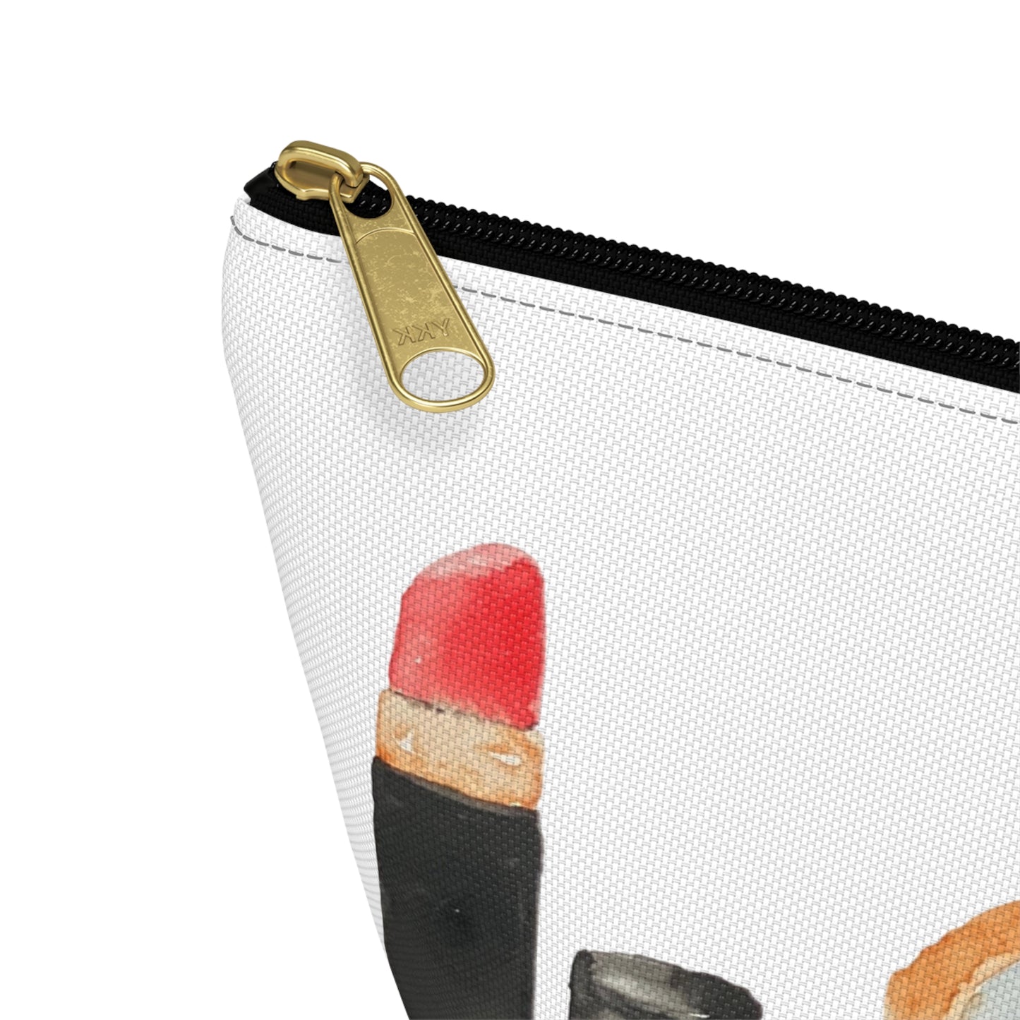 Watercolor Makeup Icons Accessory Pouch