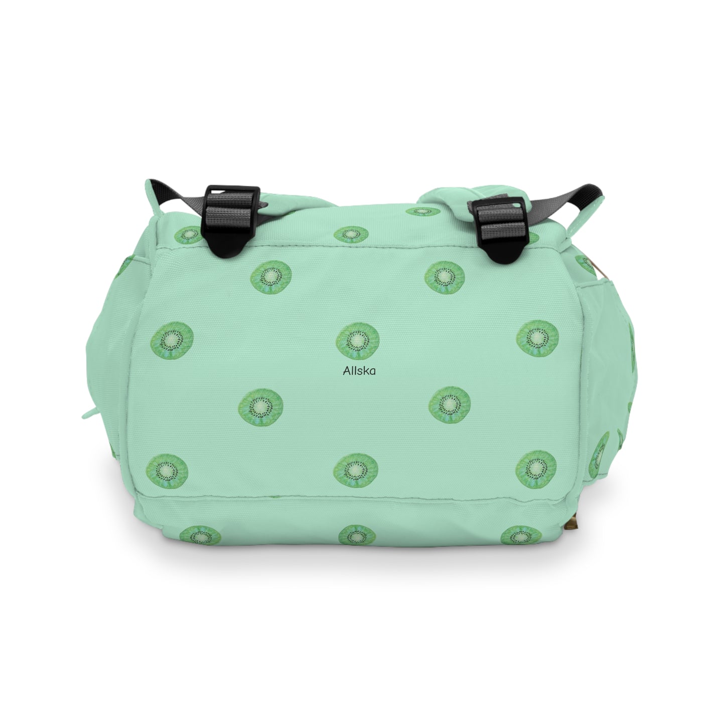 Mint Kiwi Dot Diaper Backpack — Multifunctional Baby Changing Bag