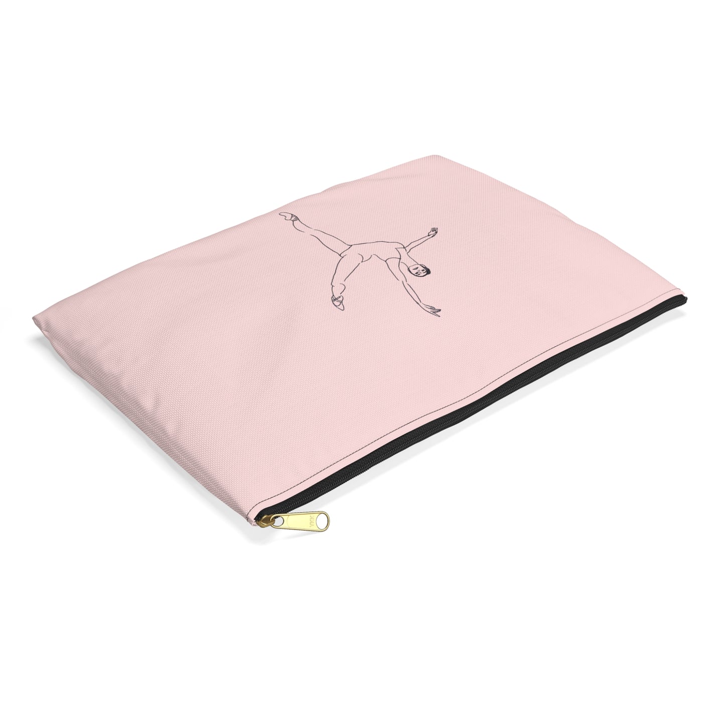 Ballet Dancer Accessory Pouch — Minimalist Dance Makeup & Jewelry Bag