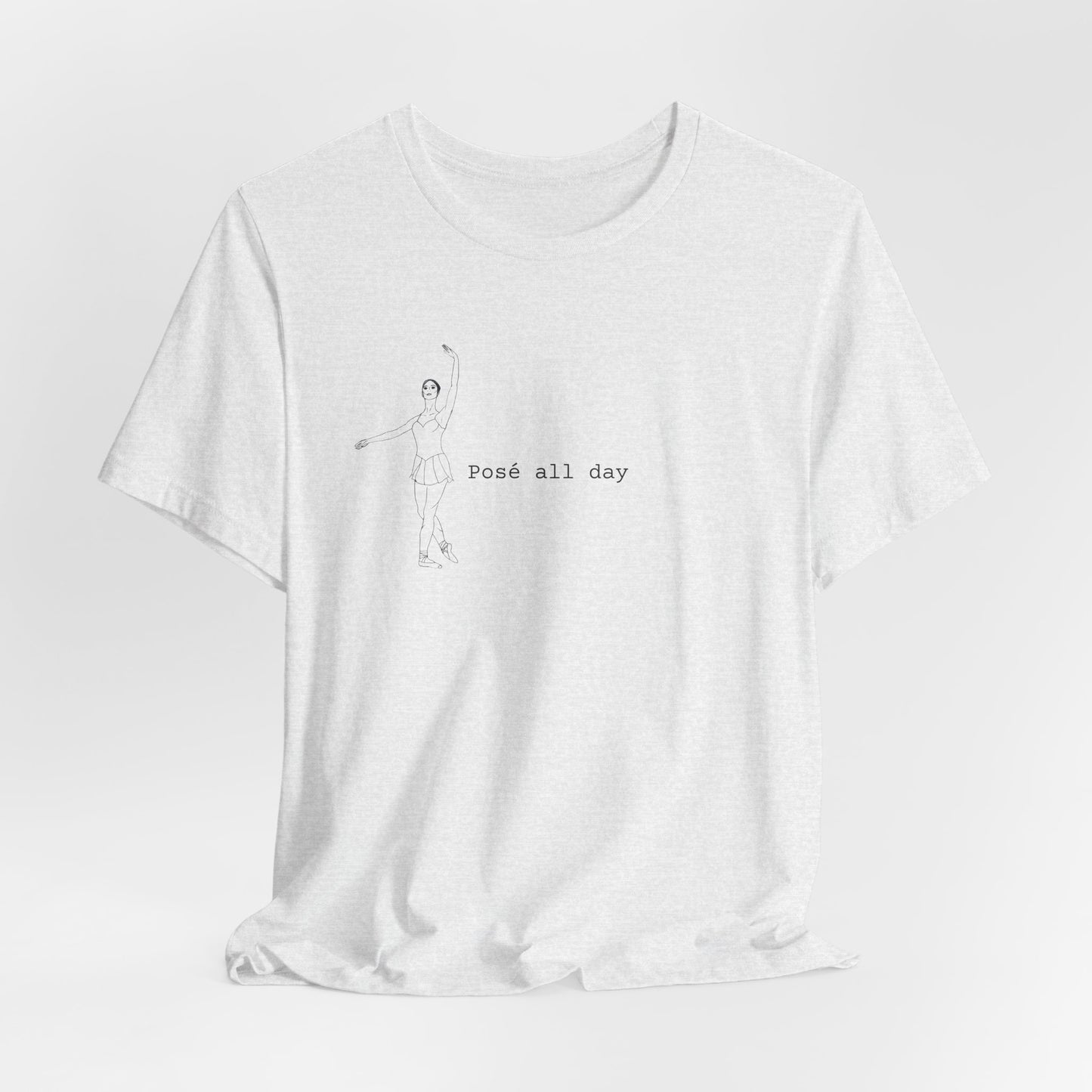 T-Shirt 'Posé All Day' Ballet Tee