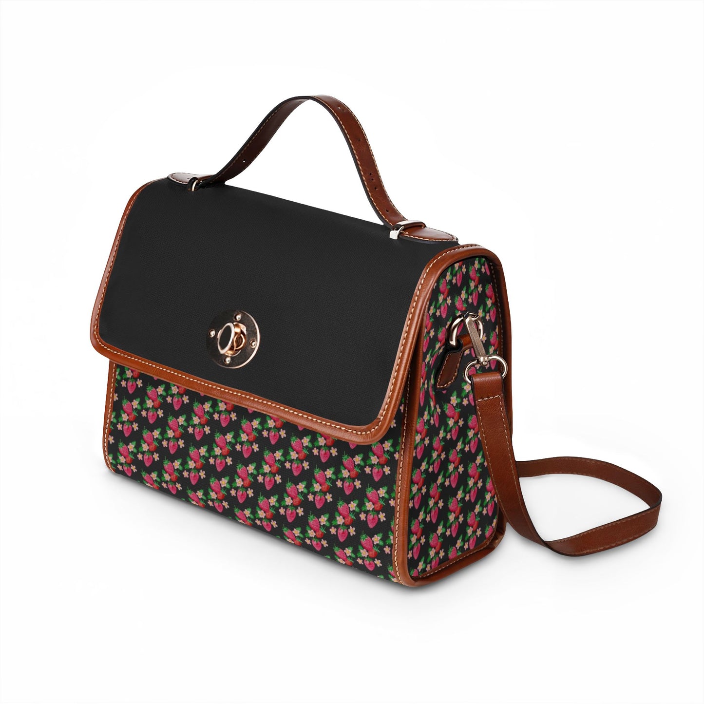 Strawberry Pattern Crossbody Purse
