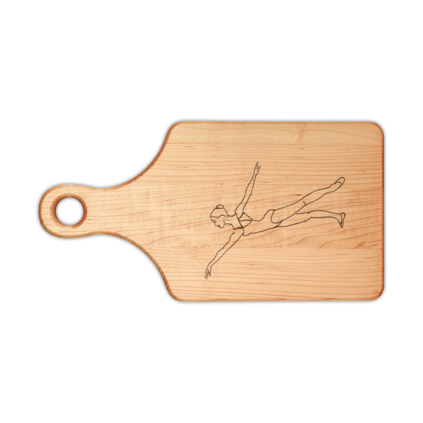 Engraved Ballet Dancers Wooden Cutting Boards — Kitchen Gifts for Dancers