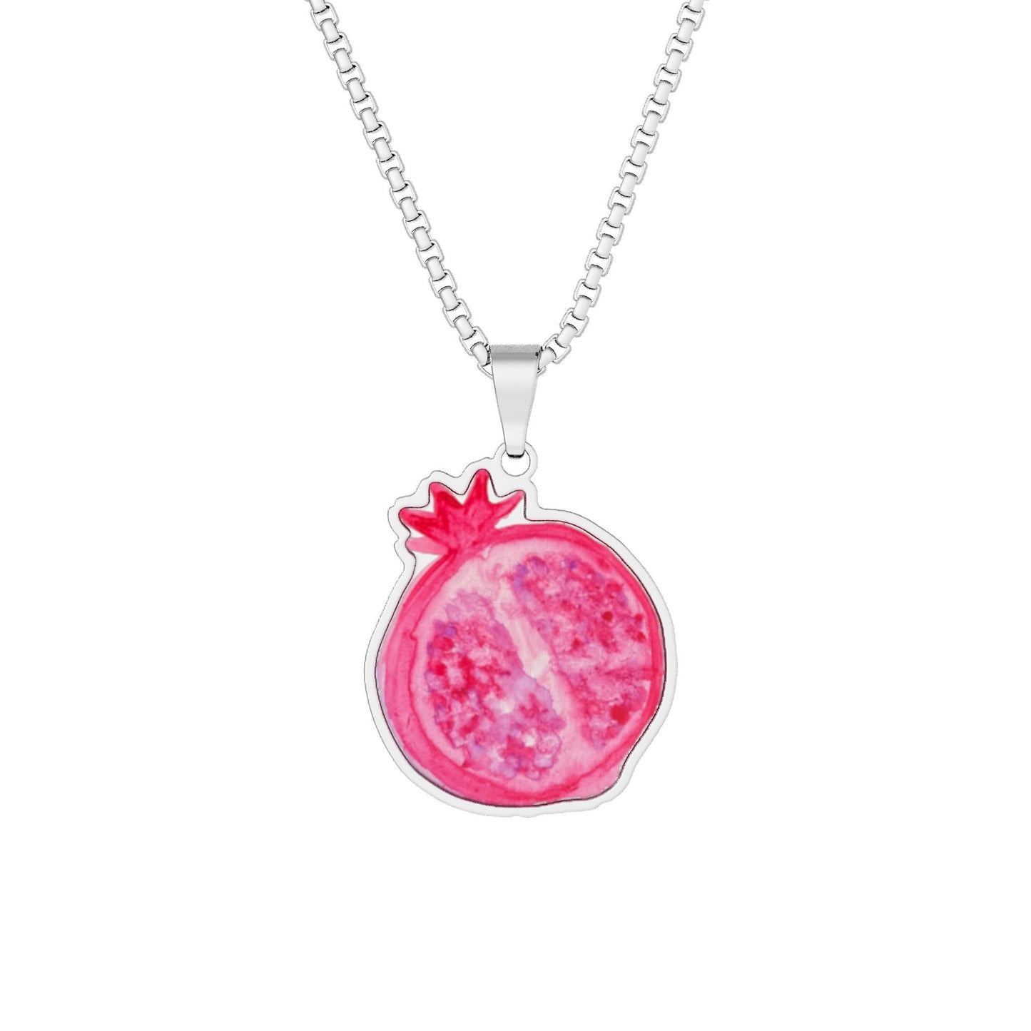 Pomegranate Pendant Necklace — Cutout Jewelry