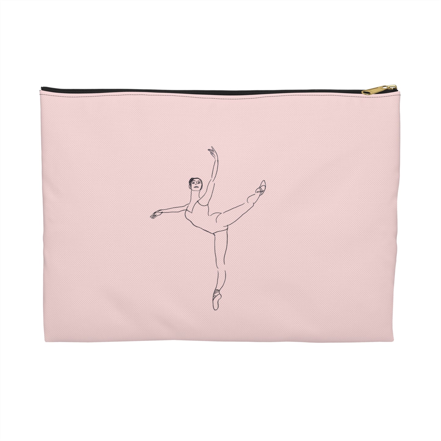 Ballet Dancer Accessory Pouch — Minimalist Dance Makeup & Jewelry Bag