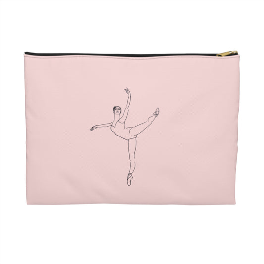 Ballet Dancer Accessory Pouch — Minimalist Dance Makeup & Jewelry Bag