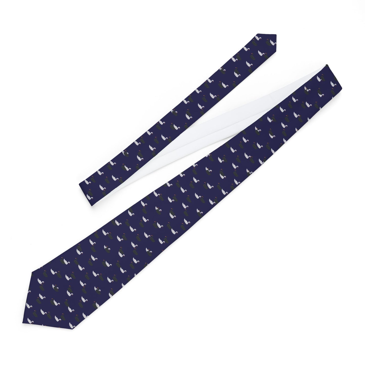Men's Swan Lake Navy Necktie