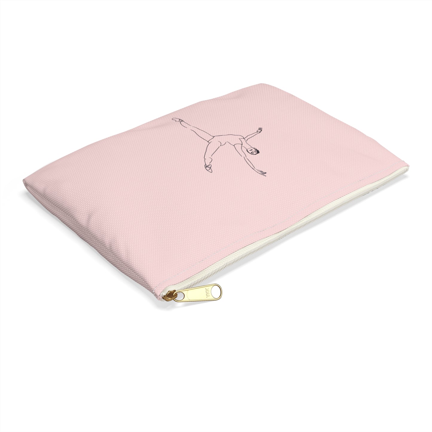 Ballet Dancer Accessory Pouch — Minimalist Dance Makeup & Jewelry Bag