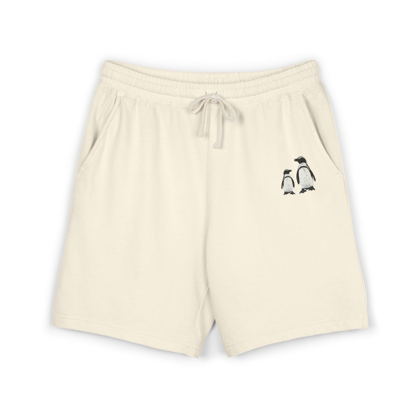 Penguin Love Garment-Dyed Lightweight Fleece Sweat Shorts