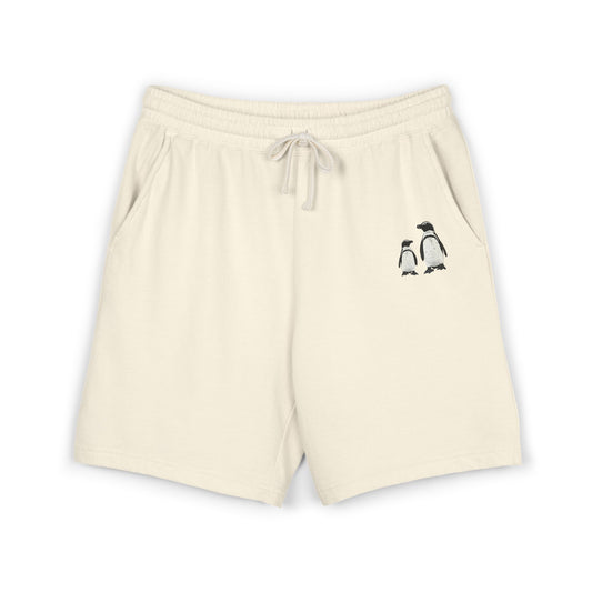 Penguin Love Garment-Dyed Lightweight Fleece Sweat Shorts