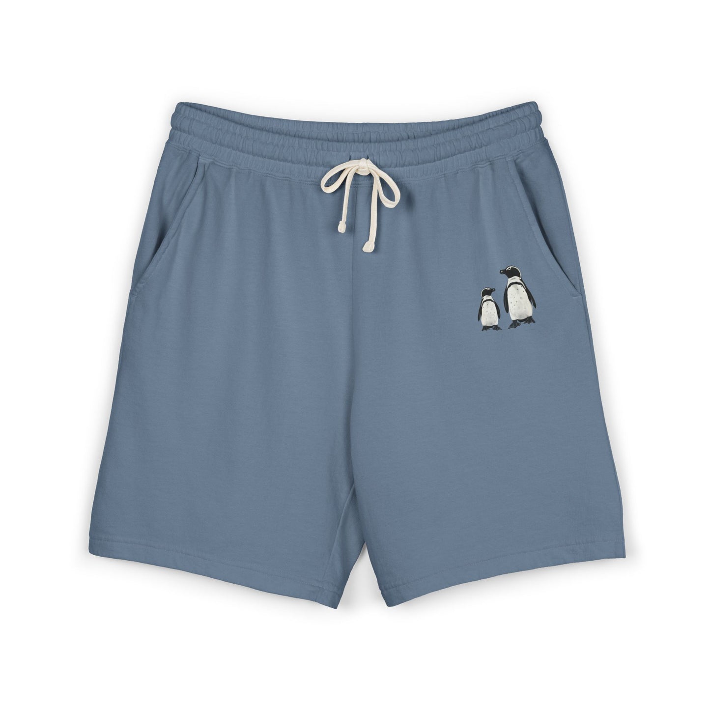 Penguin Love Garment-Dyed Lightweight Fleece Sweat Shorts
