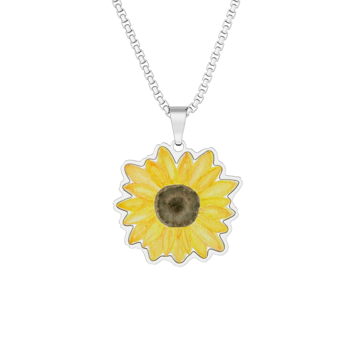 Sunflower Pendant Necklace