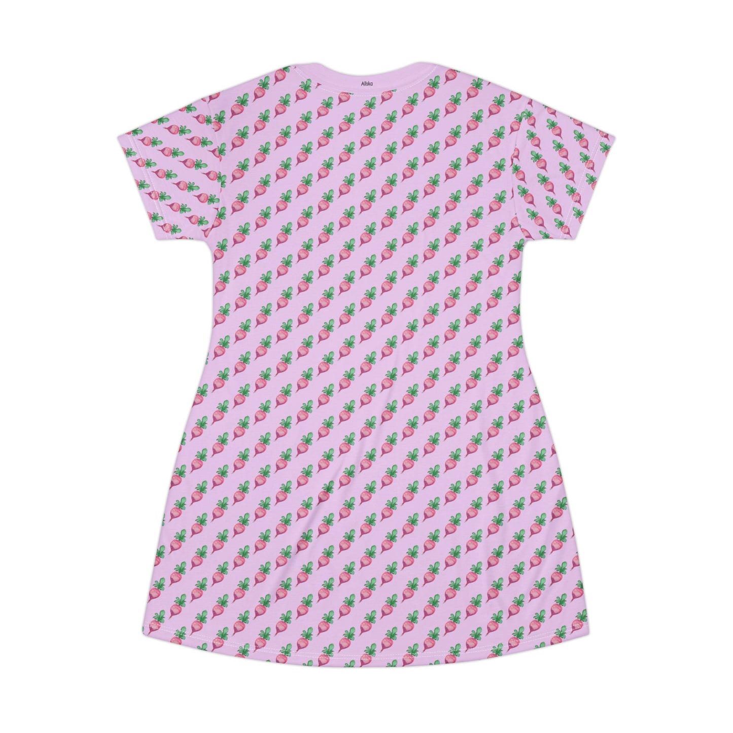 Radish T‑Shirt Dress — Cute Veggie Summer Dress