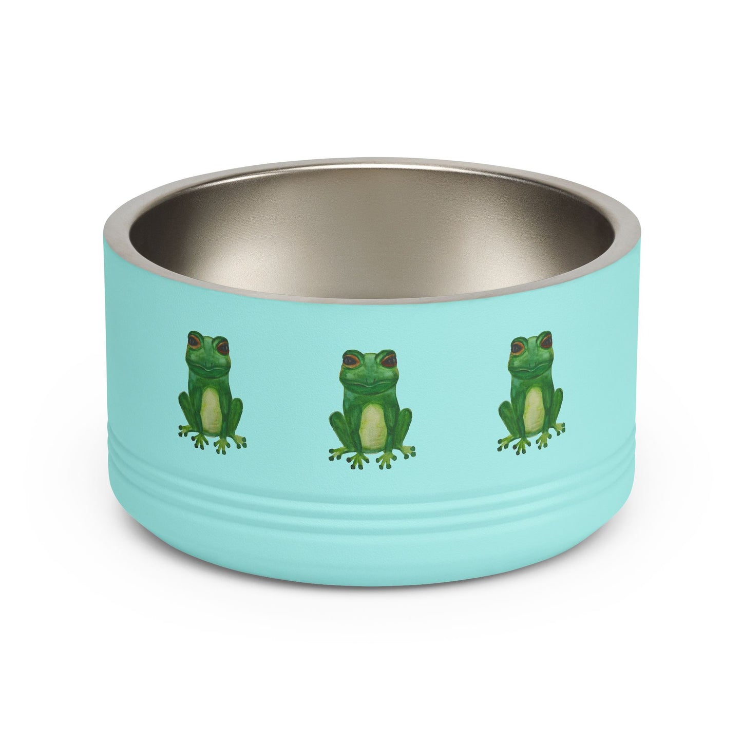 Froggy Pet Bowl — 18oz Stainless Steel Dog & Cat Bowl