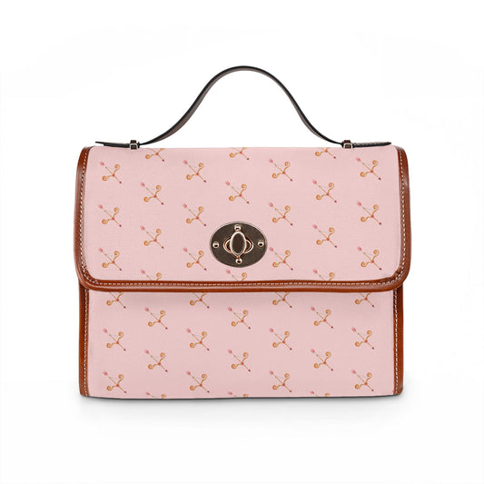 Cupid's Bow Waterproof Canvas Tote — Ballet Pink Bag