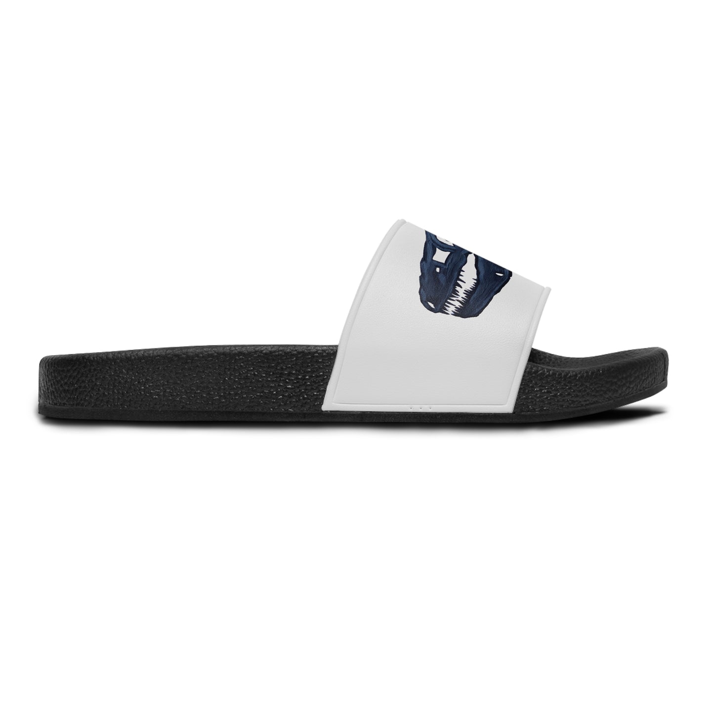 T. Rex Print Women’s Slide Sandals — Fun Summer Beach Slides