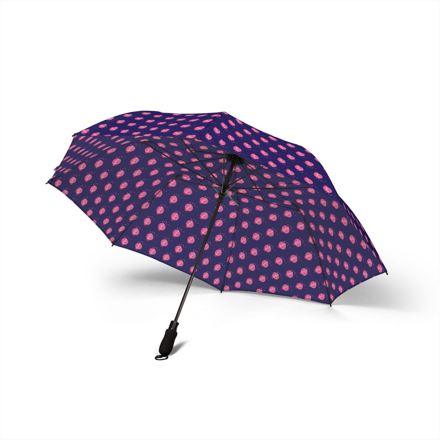 Pink Pomegranate Pattern Umbrella — Foldable Rain Umbrella